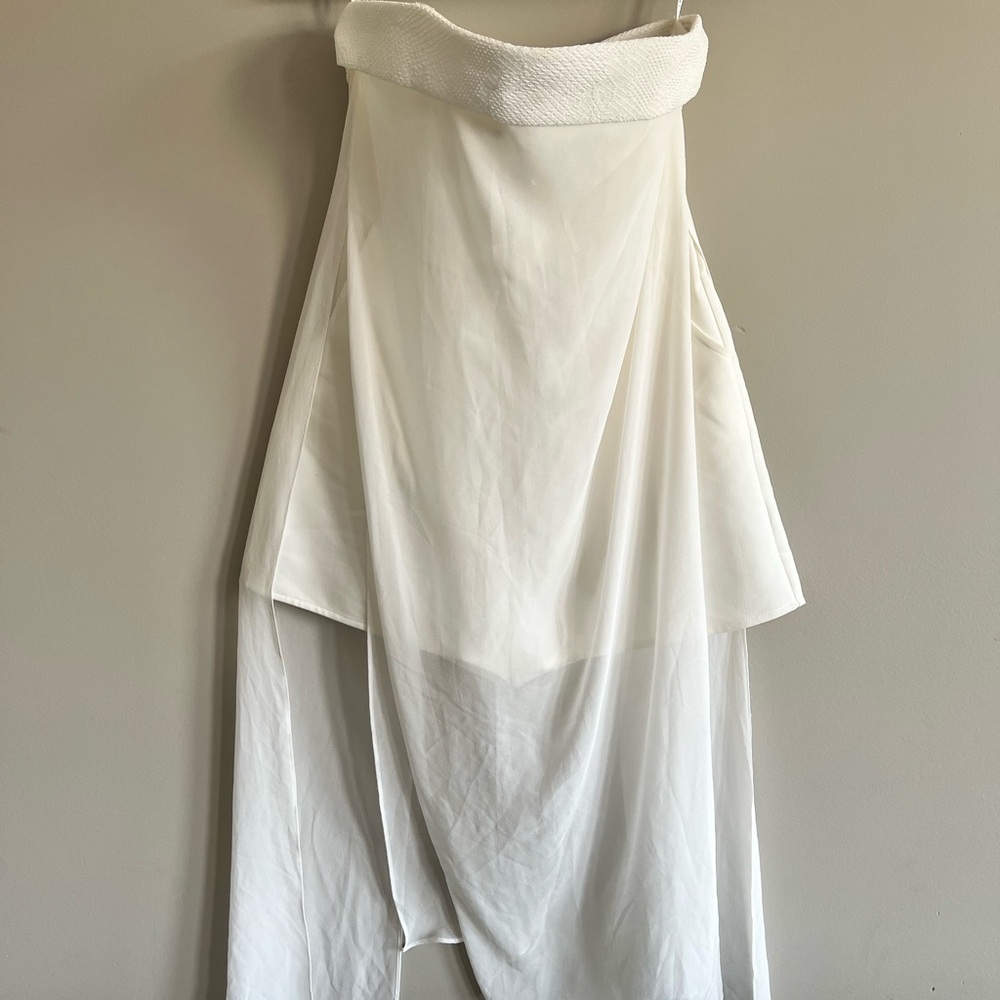 Elegant White Women's Romper